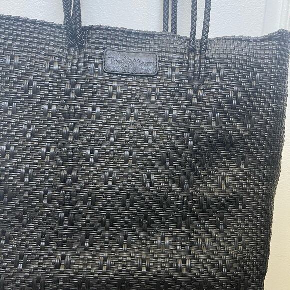 Tin Marin Tote Bag black weaved - Picture 5 of 13